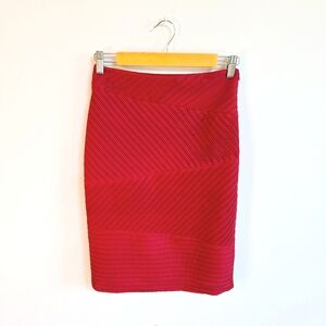 Antonio Melanie Textured Patchwork Pencil Skirt - Size 0